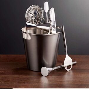 Crate & Barrel Graphite Bar Tool Set